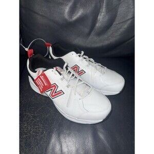 New Balance MX608V5 Sneakers Men’s Size 11 2E Wide White/Red M6086F1 NWOB